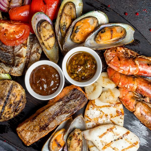 Mariscada fresca